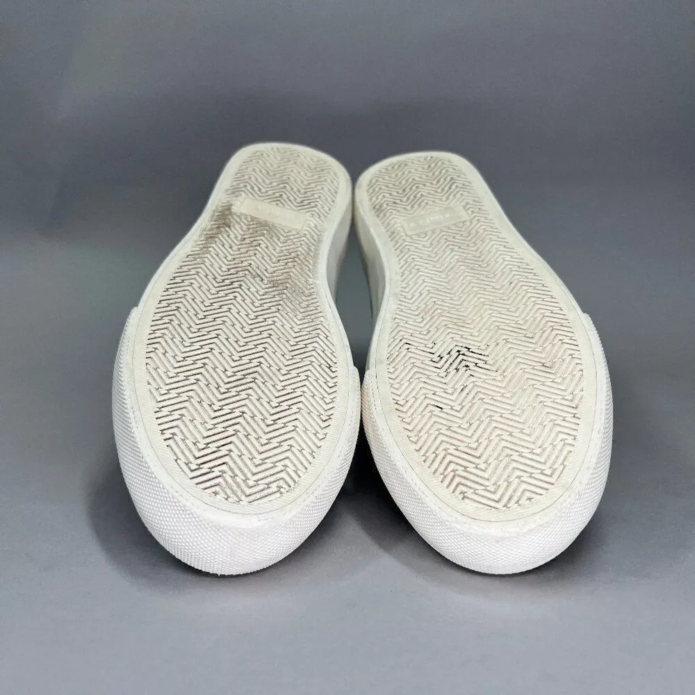 Calvin Klein Women's Size 6 Valette Black CK All Over‎ Print Slip On Sneakers
